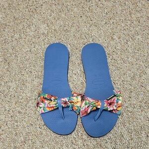 Havaianas Womens St Tropez Flip Flops Sz 9/10.